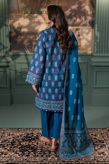 Zellbury | Unstitched 2 Piece Khaddar | Shirt Dupatta - 0425 by Maria Faisal - Registered Vendor of : Zellbury Women - type : Essential Unstitched - 100% original wedding dresses