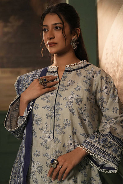Zellbury | Unstitched 2 Piece Khaddar | Shirt Dupatta - 0426 by Maria Faisal - Registered Vendor of : Zellbury Women - type : Essential Unstitched - 100% original wedding dresses