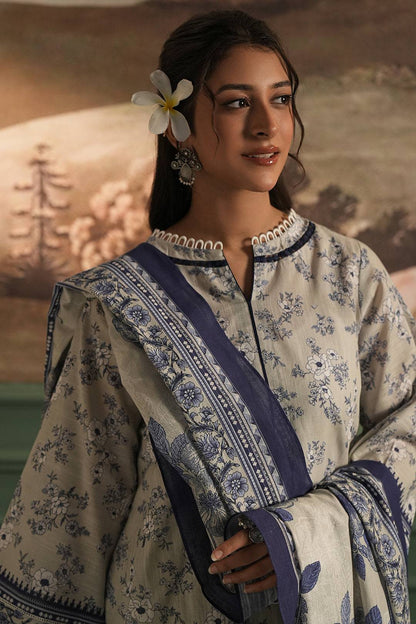 Zellbury | Unstitched 2 Piece Khaddar | Shirt Dupatta - 0426 by Maria Faisal - Registered Vendor of : Zellbury Women - type : Essential Unstitched - 100% original wedding dresses