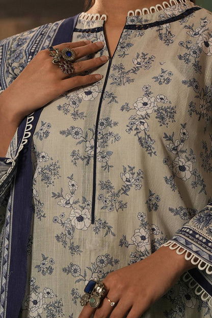 Zellbury | Unstitched 2 Piece Khaddar | Shirt Dupatta - 0426 by Maria Faisal - Registered Vendor of : Zellbury Women - type : Essential Unstitched - 100% original wedding dresses