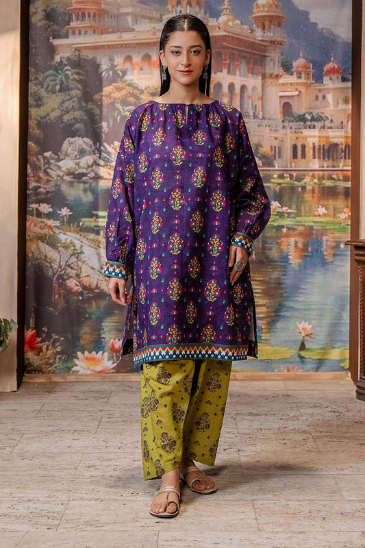 Zellbury | Unstitched 2 Piece Khaddar | Shirt Shalwar - 0429 by Maria Faisal - Registered Vendor of : Zellbury Women - type : Essential Unstitched - 100% original wedding dresses