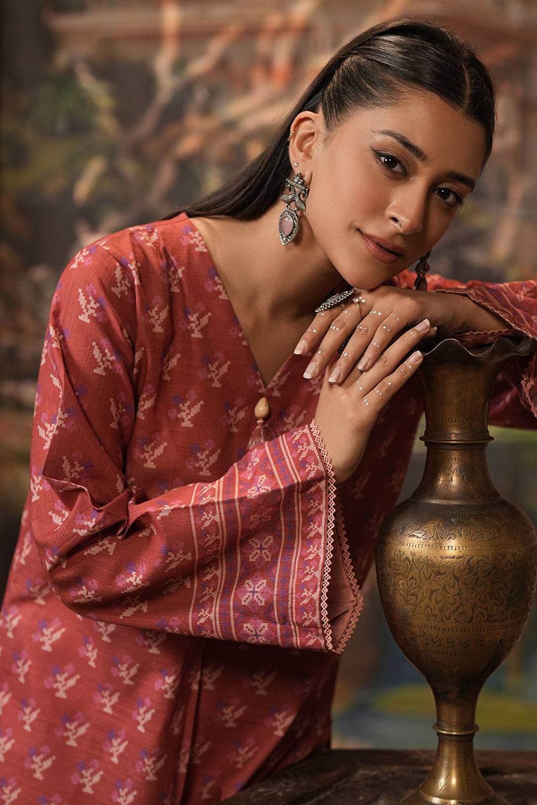 Zellbury | Unstitched 2 Piece Khaddar | Shirt Shalwar - 0430 by Maria Faisal - Registered Vendor of : Zellbury Women - type : Essential Unstitched - 100% original wedding dresses