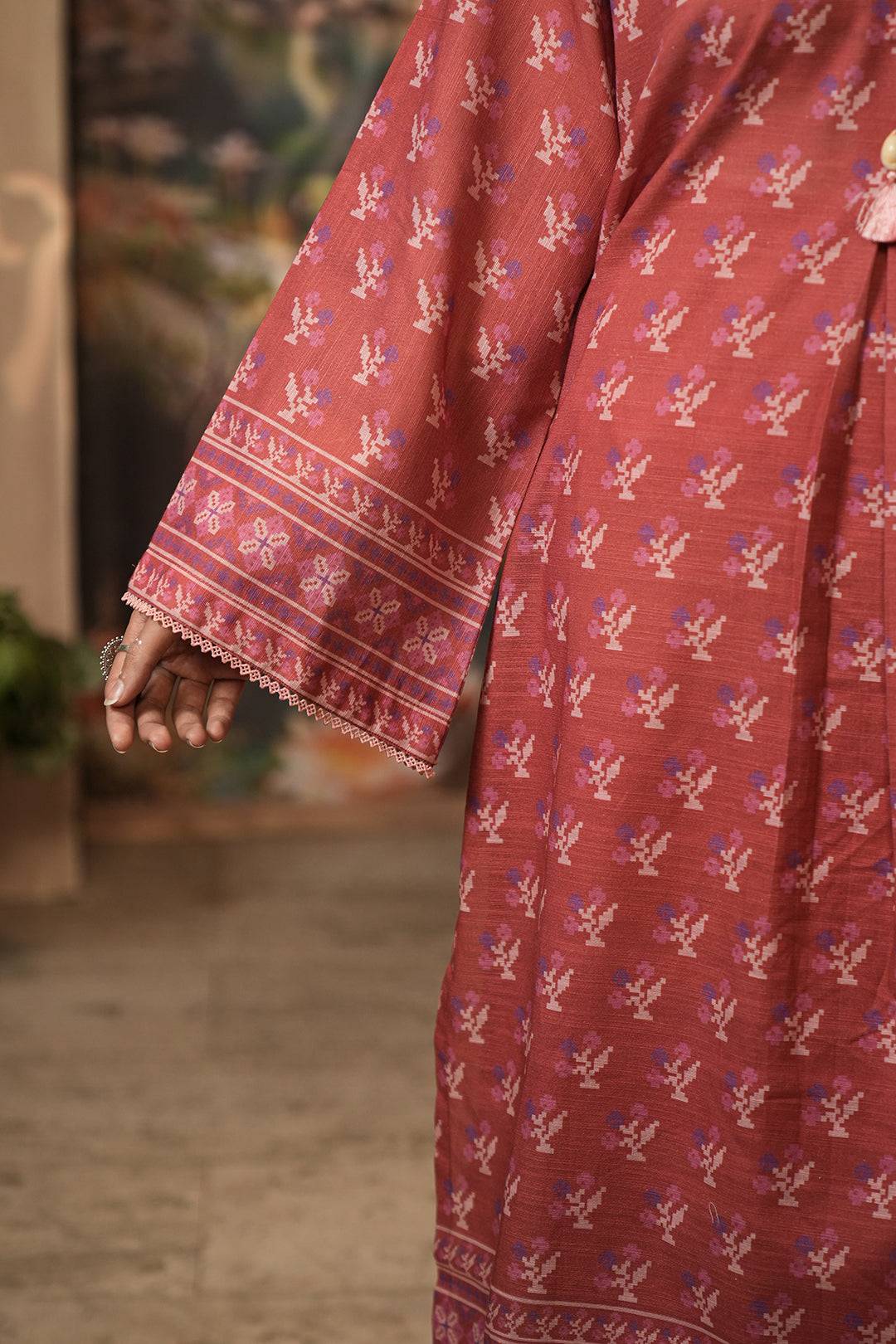 Zellbury | Unstitched 2 Piece Khaddar | Shirt Shalwar - 0430 by Maria Faisal - Registered Vendor of : Zellbury Women - type : Essential Unstitched - 100% original wedding dresses