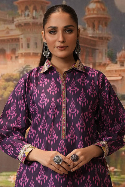 Zellbury | Unstitched 2 Piece Khaddar | Shirt Shalwar - 0431 by Maria Faisal - Registered Vendor of : Zellbury Women - type : Essential Unstitched - 100% original wedding dresses