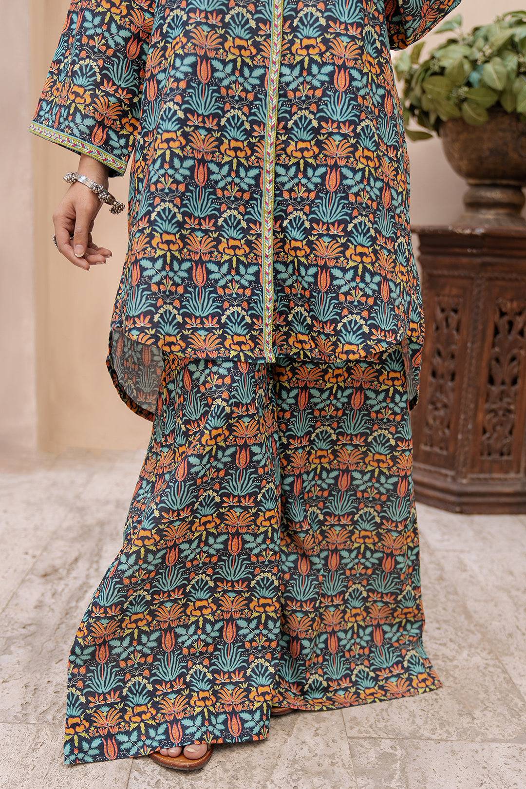 Zellbury | Unstitched 2 Piece Khaddar | Shirt Shalwar - 0433 by Maria Faisal - Registered Vendor of : Zellbury Women - type : Essential Unstitched - 100% original wedding dresses
