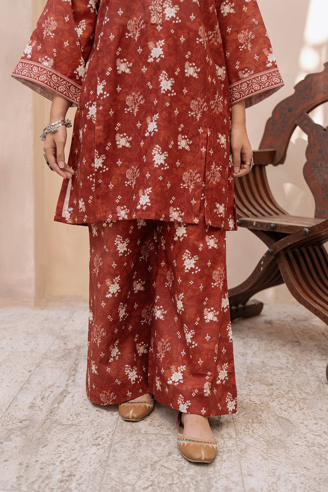Zellbury | Unstitched 2 Piece Khaddar | Shirt Shalwar - 0434 by Maria Faisal - Registered Vendor of : Zellbury Women - type : Essential Unstitched - 100% original wedding dresses