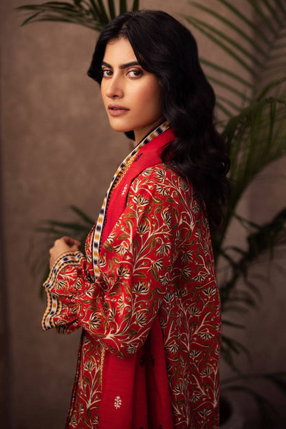 Zellbury | Unstitched 3 Piece Khaddar | Shirt Shalwar Dupatta - 0189 by Maria Faisal - Registered Vendor of : Zellbury Women - type : Essential Unstitched - 100% original wedding dresses