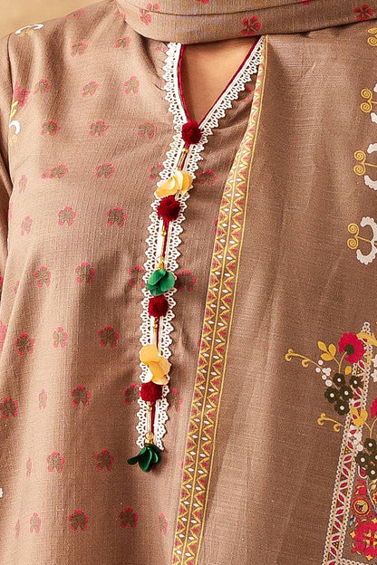 Zellbury | Unstitched 3 Piece Khaddar | Shirt Shalwar Dupatta - 0190 by Maria Faisal - Registered Vendor of : Zellbury Women - type : Essential Unstitched - 100% original wedding dresses