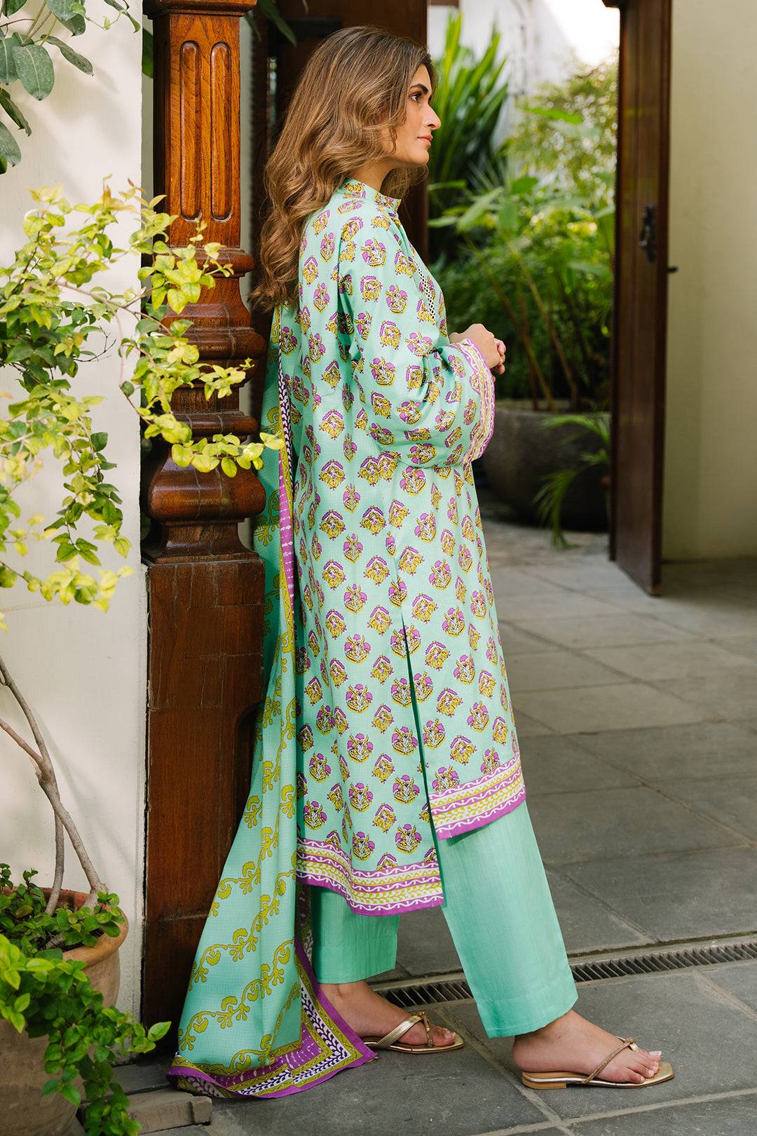 Zellbury | Unstitched 3 Piece Khaddar | Shirt Shalwar Dupatta - 0192 by Maria Faisal - Registered Vendor of : Zellbury Women - type : Essential Unstitched - 100% original wedding dresses