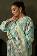 Zellbury | Unstitched 3 Piece Khaddar | Shirt Shalwar Shawl - 0198 - Designer Dress with Intricate embroidery and embellishments. Shop elegent wedding dress at Maria Faisal.