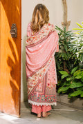 Zellbury | Unstitched 3 Piece Viscose | Shirt Shalwar Dupatta - 0199 - Designer Dress with Intricate embroidery and embellishments. Shop elegent wedding dress at Maria Faisal.