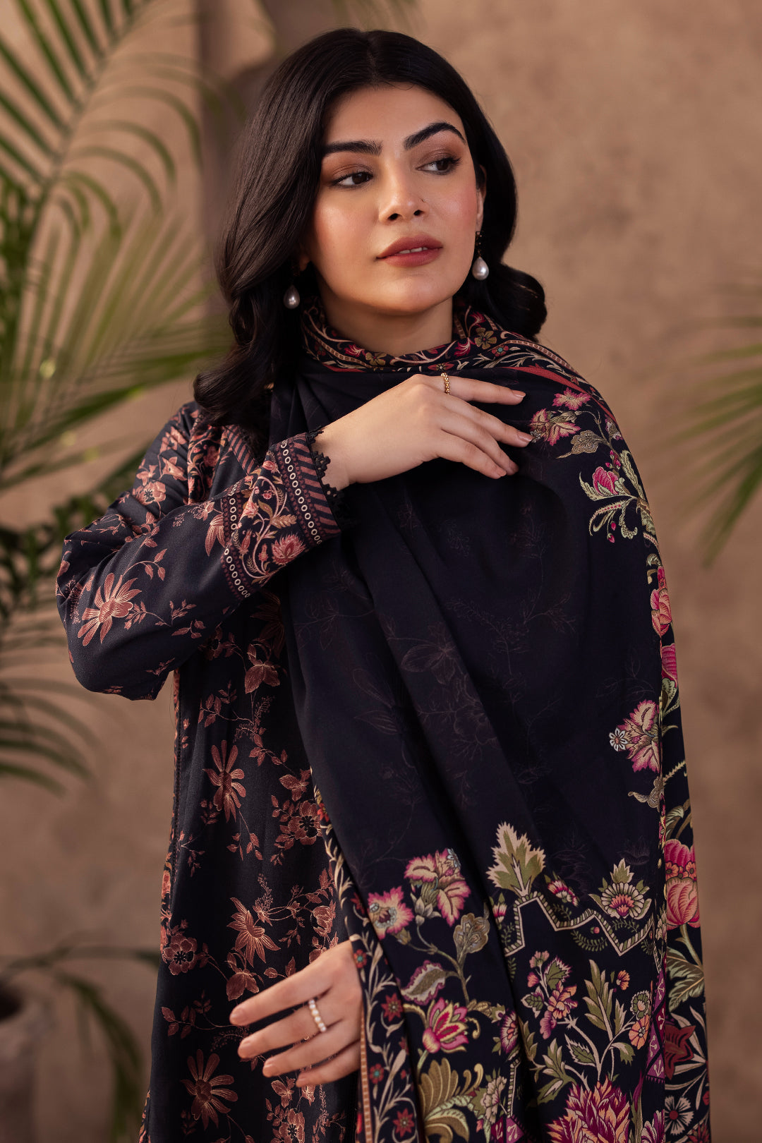Zellbury | Unstitched 3 Piece Viscose | Shirt Shalwar Dupatta - 0200 - Designer Dress with Intricate embroidery and embellishments. Shop elegent wedding dress at Maria Faisal.