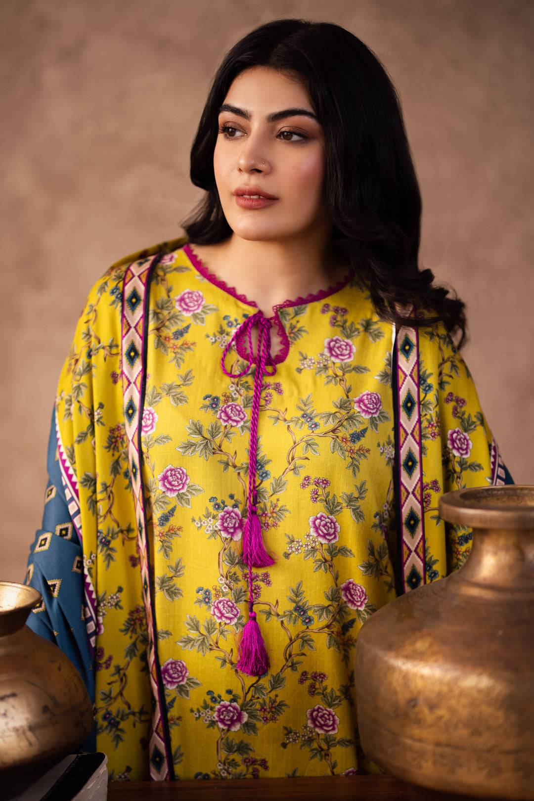 Zellbury | Unstitched 3 Piece Viscose | Shirt Shalwar Dupatta - 0201 by Maria Faisal - Registered Vendor of : Zellbury Women - type : Essential Unstitched - 100% original wedding dresses