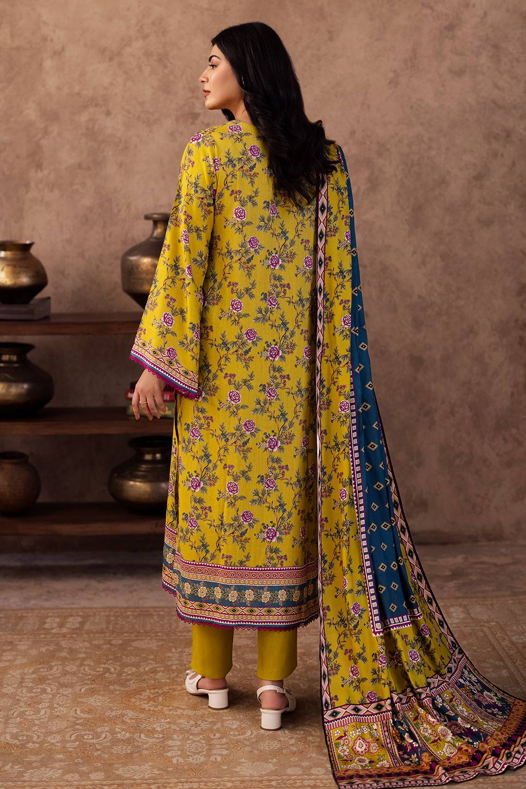Zellbury | Unstitched 3 Piece Viscose | Shirt Shalwar Dupatta - 0201 by Maria Faisal - Registered Vendor of : Zellbury Women - type : Essential Unstitched - 100% original wedding dresses