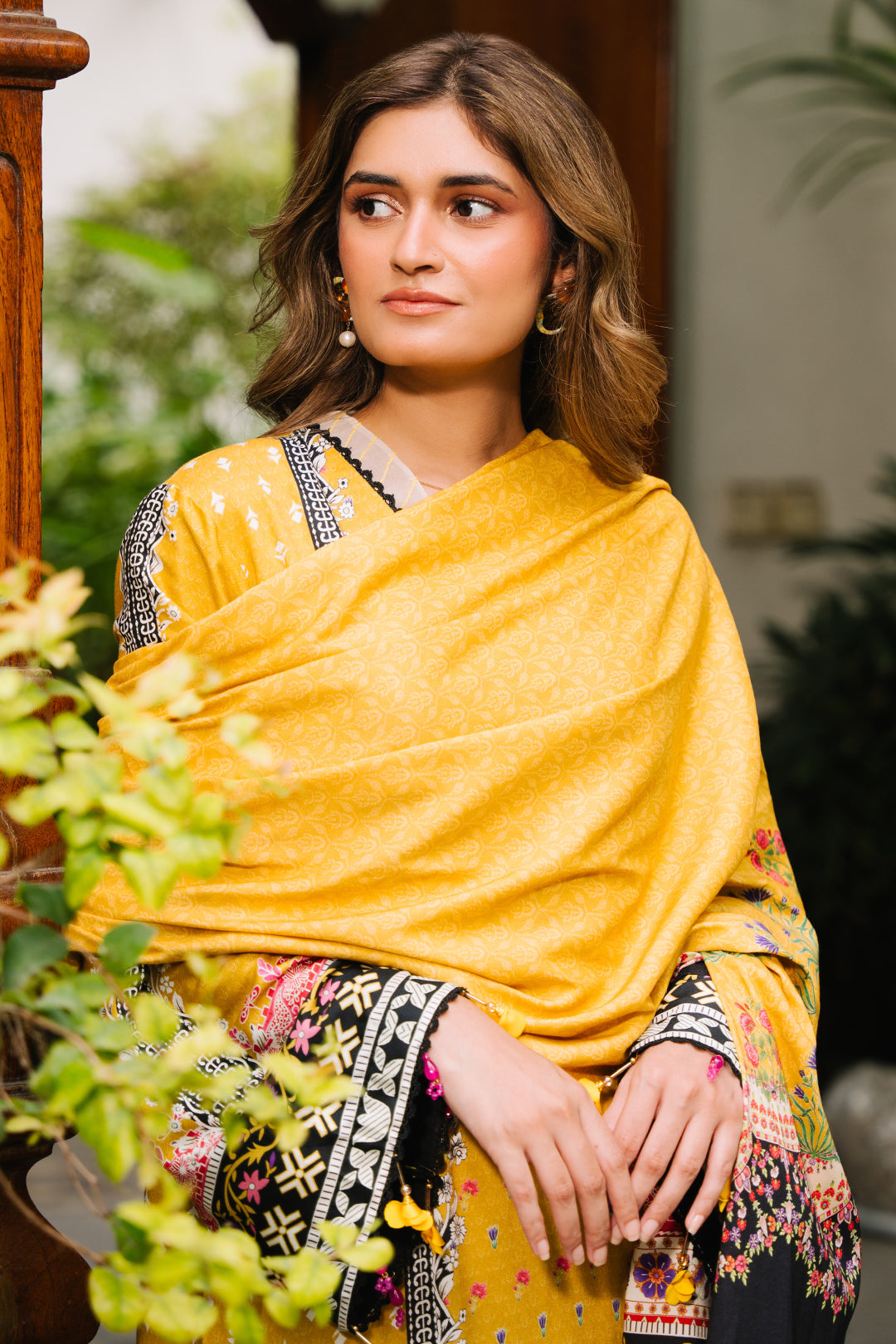 Zellbury | Unstitched 3 Piece Viscose | Shirt Shalwar Dupatta - 0205 - Designer Dress with Intricate embroidery and embellishments. Shop elegent wedding dress at Maria Faisal.