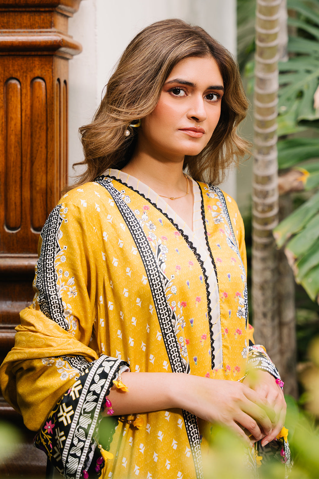 Zellbury | Unstitched 3 Piece Viscose | Shirt Shalwar Dupatta - 0205 - Designer Dress with Intricate embroidery and embellishments. Shop elegent wedding dress at Maria Faisal.