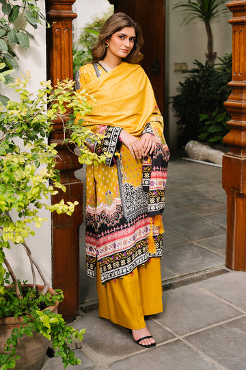 Zellbury | Unstitched 3 Piece Viscose | Shirt Shalwar Dupatta - 0205 - Designer Dress with Intricate embroidery and embellishments. Shop elegent wedding dress at Maria Faisal.