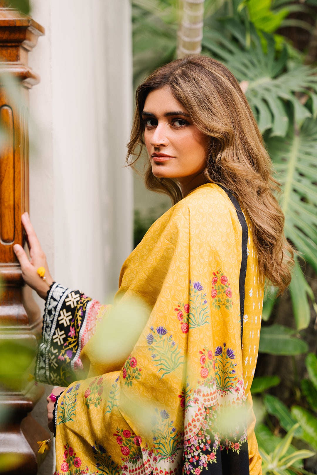 Zellbury | Unstitched 3 Piece Viscose | Shirt Shalwar Dupatta - 0205 - Designer Dress with Intricate embroidery and embellishments. Shop elegent wedding dress at Maria Faisal.