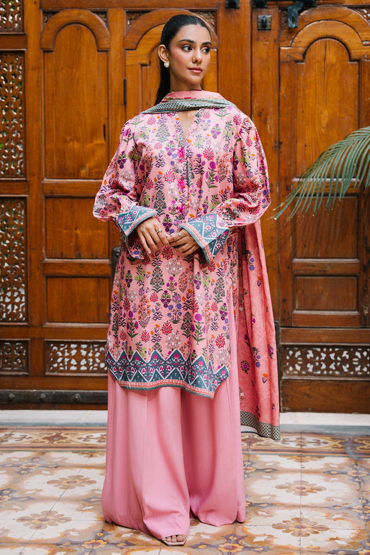 Zellbury | Unstitched 3 Piece Viscose | Shirt Shalwar Dupatta - 0206 by Maria Faisal - Registered Vendor of : Zellbury Women - type : Essential Unstitched - 100% original wedding dresses