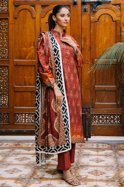 Zellbury | Unstitched 3 Piece Viscose | Shirt Shalwar Dupatta - 0208 by Maria Faisal - Registered Vendor of : Zellbury Women - type : Essential Unstitched - 100% original wedding dresses