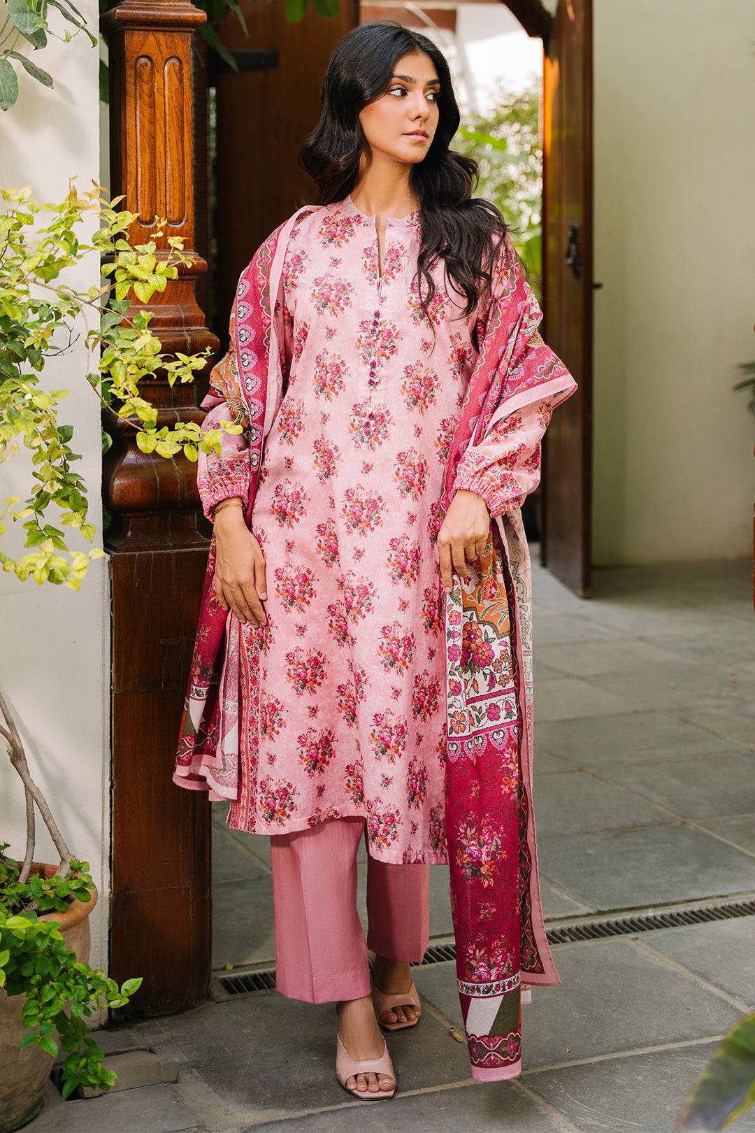 Zellbury | Unstitched 3 Piece Khaddar | Shirt Shalwar Dupatta - 0212 by Maria Faisal - Registered Vendor of : Zellbury Women - type : Essential Unstitched - 100% original wedding dresses