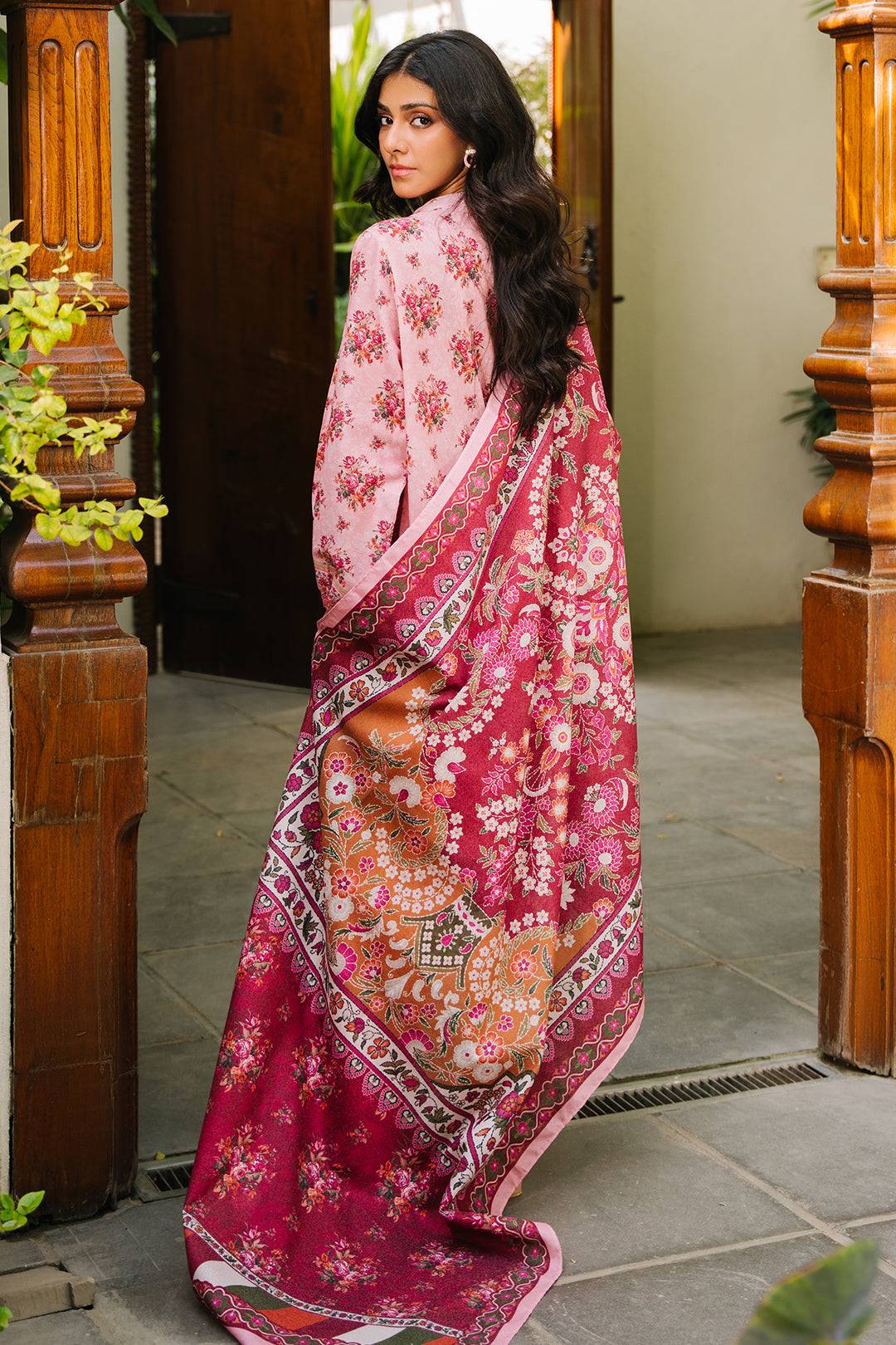 Zellbury | Unstitched 3 Piece Khaddar | Shirt Shalwar Dupatta - 0212 by Maria Faisal - Registered Vendor of : Zellbury Women - type : Essential Unstitched - 100% original wedding dresses