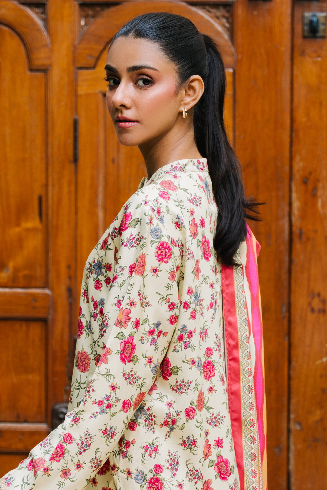Zellbury | Unstitched 3 Piece Viscose | Shirt Shalwar Dupatta - 0216 - Designer Dress with Intricate embroidery and embellishments. Shop elegent wedding dress at Maria Faisal.
