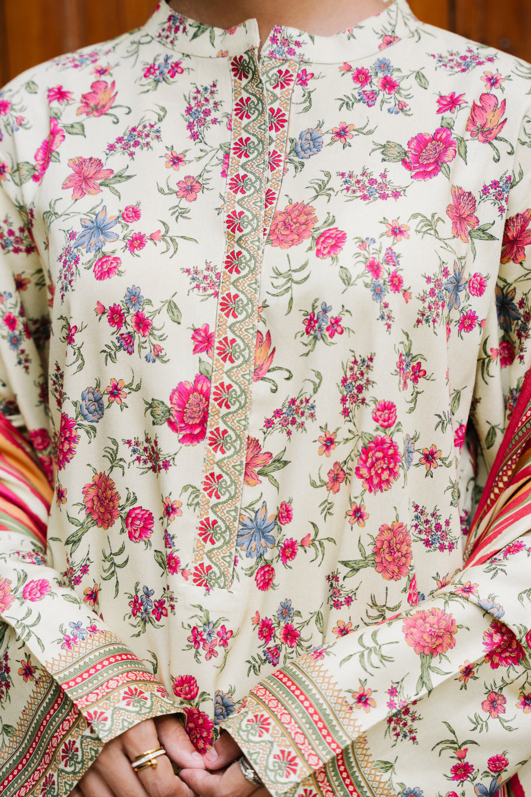 Zellbury | Unstitched 3 Piece Viscose | Shirt Shalwar Dupatta - 0216 - Designer Dress with Intricate embroidery and embellishments. Shop elegent wedding dress at Maria Faisal.
