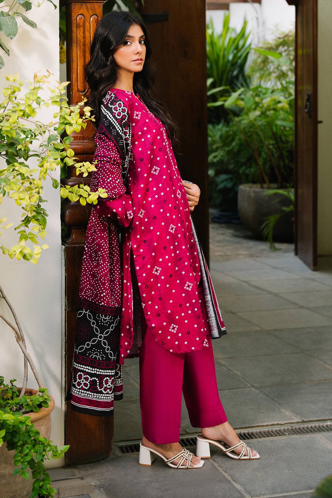 Zellbury | Unstitched 3 Piece Khaddar | Shirt Shalwar Dupatta - 0269 by Maria Faisal - Registered Vendor of : Zellbury Women - type : Essential Unstitched - 100% original wedding dresses
