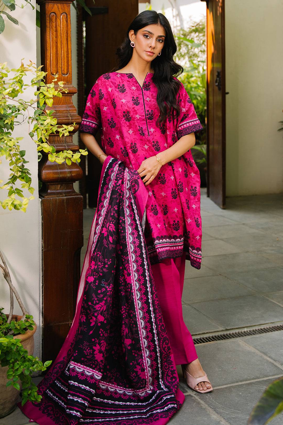 Zellbury | Unstitched 3 Piece Khaddar | Shirt Shalwar Dupatta - 0272 by Maria Faisal - Registered Vendor of : Zellbury Women - type : Essential Unstitched - 100% original wedding dresses