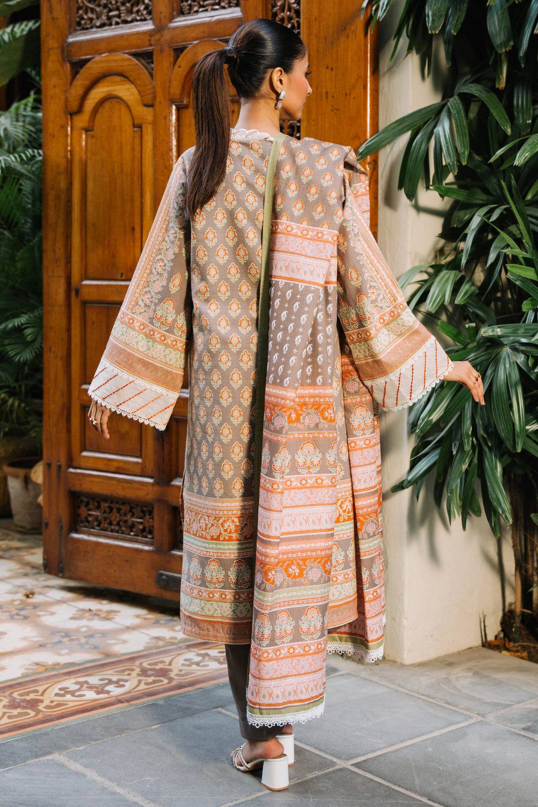 Zellbury | Unstitched 3 Piece Khaddar | Shirt Shalwar Dupatta - 0276 by Maria Faisal - Registered Vendor of : Zellbury Women - type : Essential Unstitched - 100% original wedding dresses