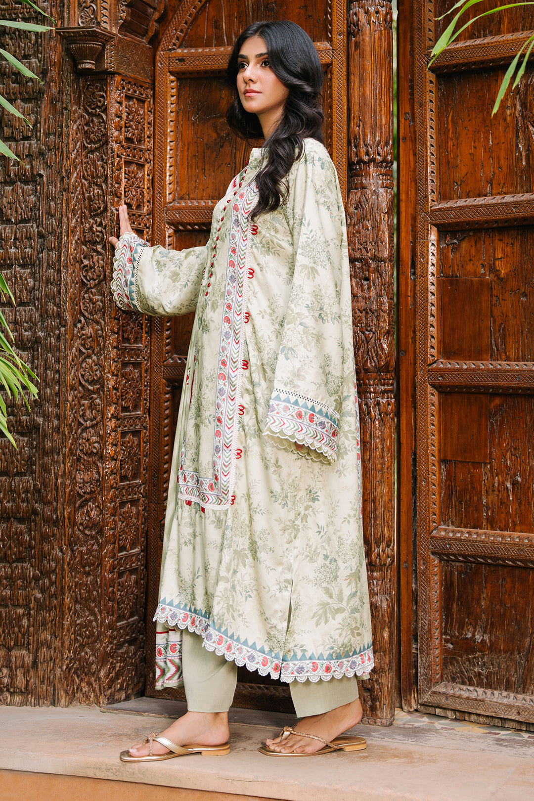 Zellbury | Unstitched 3 Piece Viscose | Shirt Shalwar Dupatta - 0278 by Maria Faisal - Registered Vendor of : Zellbury Women - type : Essential Unstitched - 100% original wedding dresses