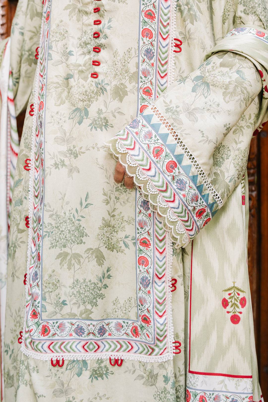 Zellbury | Unstitched 3 Piece Viscose | Shirt Shalwar Dupatta - 0278 by Maria Faisal - Registered Vendor of : Zellbury Women - type : Essential Unstitched - 100% original wedding dresses