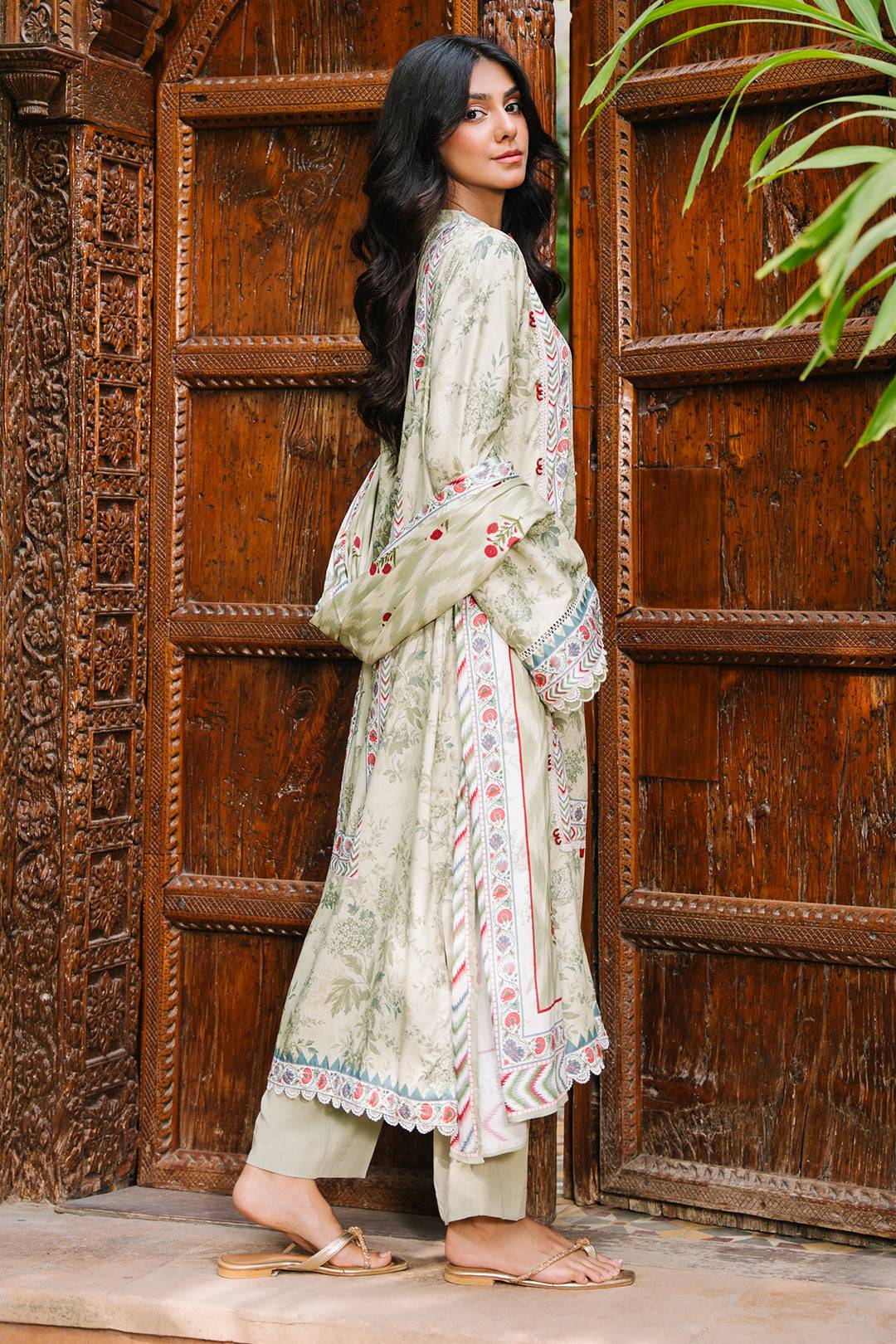 Zellbury | Unstitched 3 Piece Viscose | Shirt Shalwar Dupatta - 0278 by Maria Faisal - Registered Vendor of : Zellbury Women - type : Essential Unstitched - 100% original wedding dresses