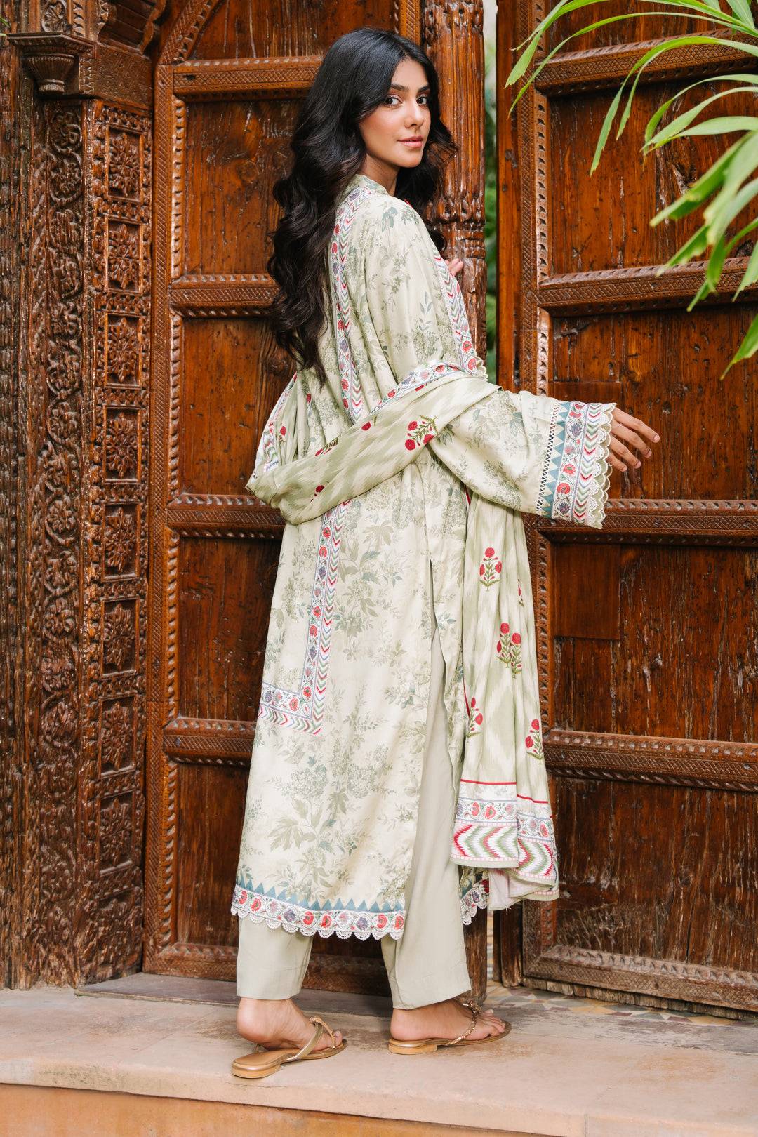 Zellbury | Unstitched 3 Piece Viscose | Shirt Shalwar Dupatta - 0278 by Maria Faisal - Registered Vendor of : Zellbury Women - type : Essential Unstitched - 100% original wedding dresses