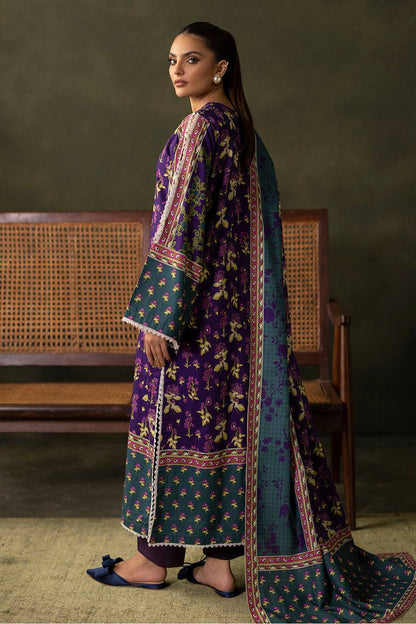 Zellbury | Unstitched 3 Piece Khaddar | Shirt Shalwar Dupatta - 0279 by Maria Faisal - Registered Vendor of : Zellbury Women - type : Essential Unstitched - 100% original wedding dresses