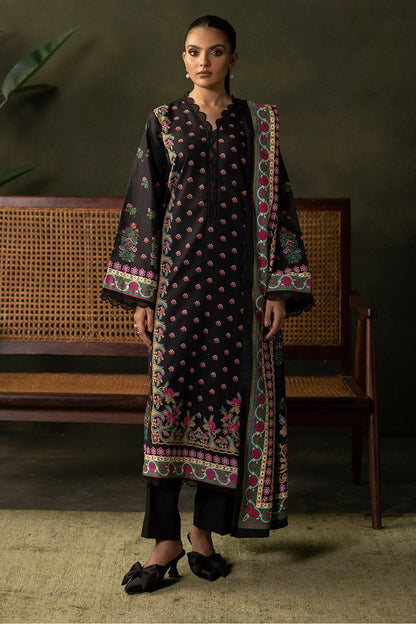 Zellbury | Unstitched 3 Piece Khaddar | Shirt Shalwar Shawl - 0286 by Maria Faisal - Registered Vendor of : Zellbury Women - type : Essential Unstitched - 100% original wedding dresses