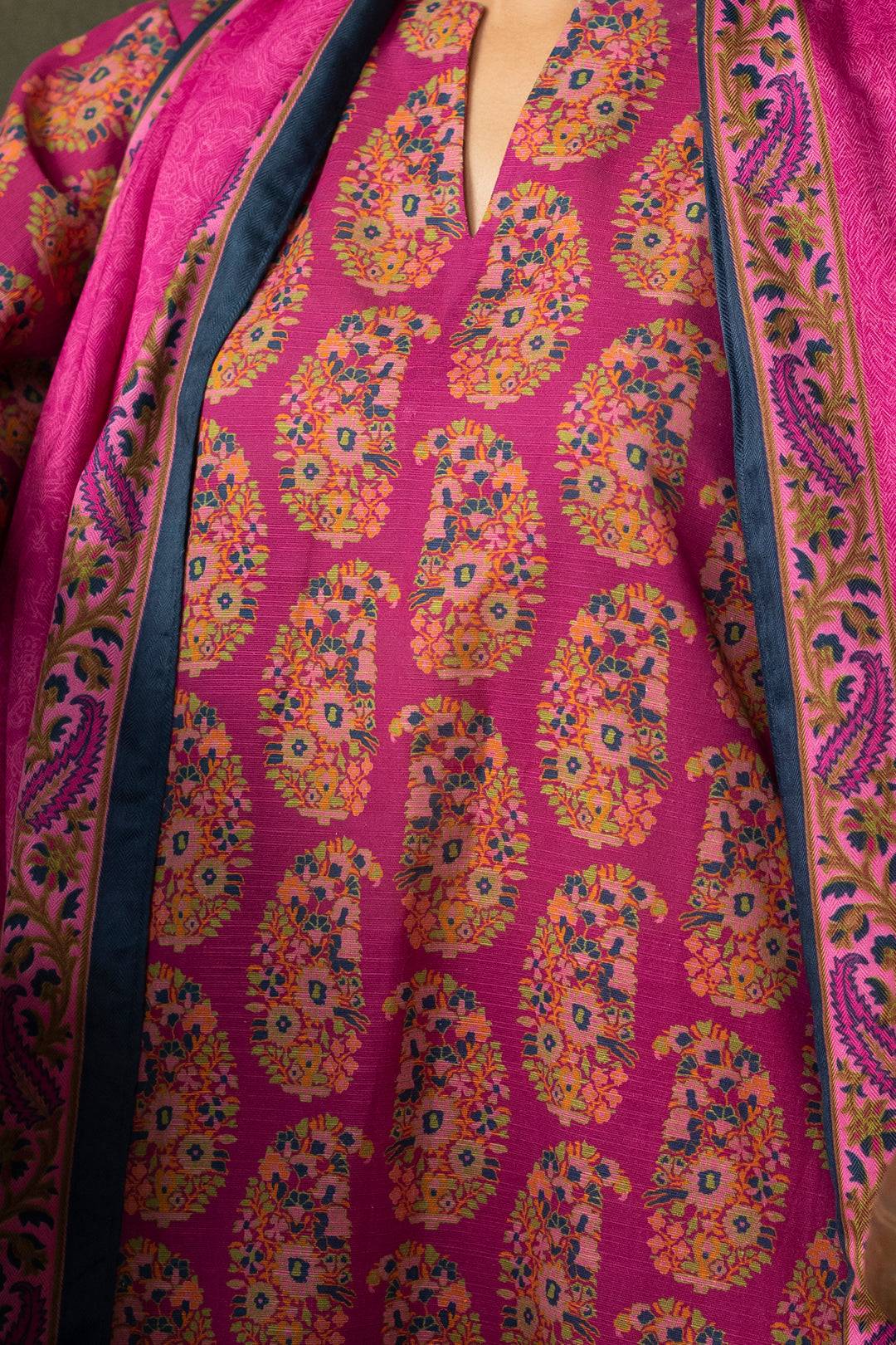 Zellbury | Unstitched 3 Piece Khaddar | Shirt Shalwar Dupatta - 0287 by Maria Faisal - Registered Vendor of : Zellbury Women - type : Essential Unstitched - 100% original wedding dresses