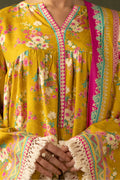 Zellbury | Unstitched 3 Piece Viscose | Shirt Shalwar Dupatta - 0289 - Designer Dress with Intricate embroidery and embellishments. Shop elegent wedding dress at Maria Faisal.