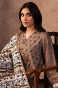 Zellbury | Unstitched 3 Piece Viscose | Shirt Shalwar Dupatta - 0293 - Designer Dress with Intricate embroidery and embellishments. Shop elegent wedding dress at Maria Faisal.