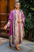 Zellbury | Unstitched 3 Piece Viscose | Shirt Shalwar Dupatta - 0297 - Designer Dress with Intricate embroidery and embellishments. Shop elegent wedding dress at Maria Faisal.