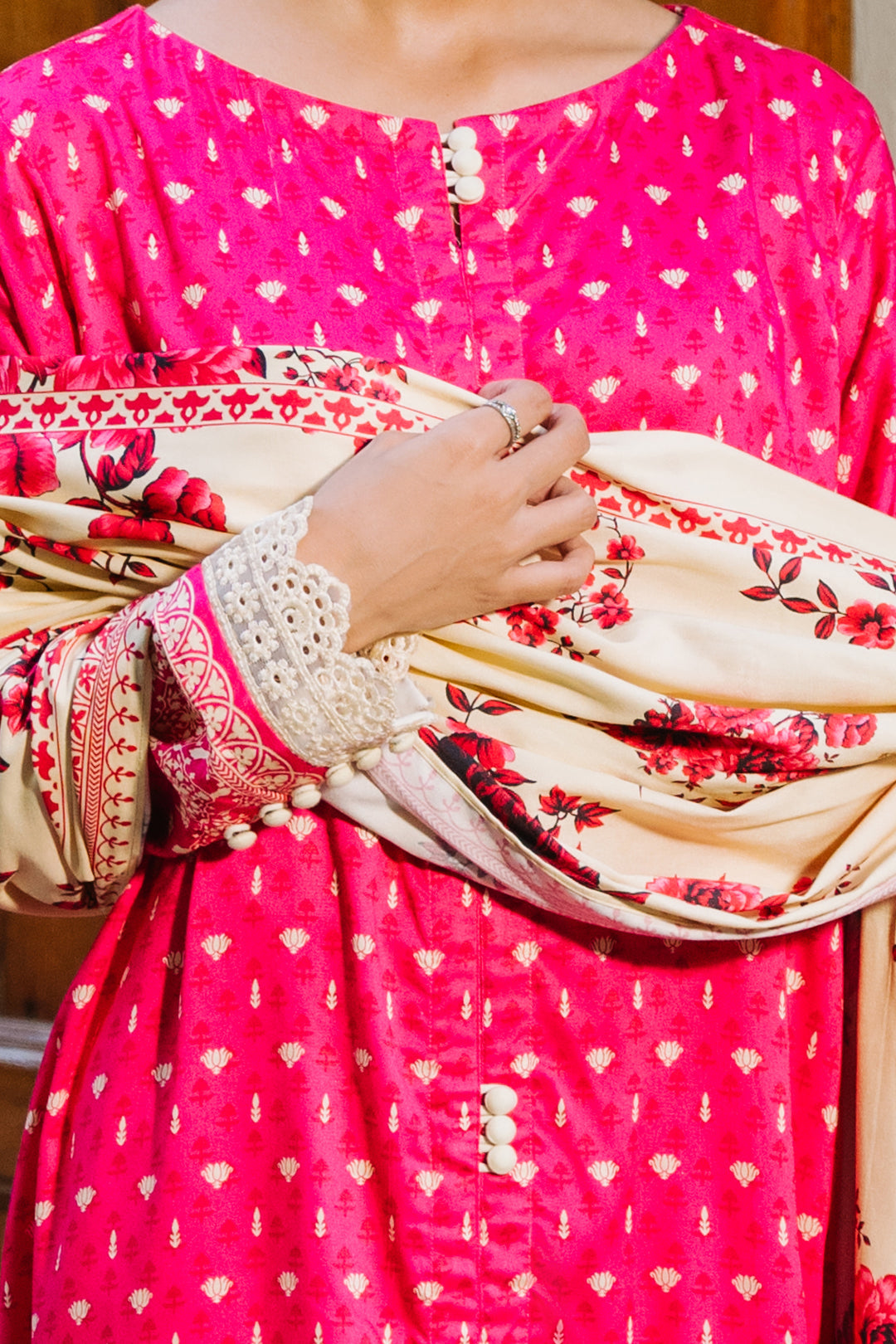 Zellbury | Unstitched 3 Piece Viscose | Shirt Shalwar Dupatta - 0300 by Maria Faisal - Registered Vendor of : Zellbury Women - type : Essential Unstitched - 100% original wedding dresses