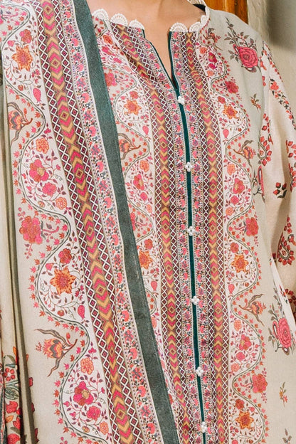 Zellbury | Unstitched 3 Piece Karandi | Shirt Shalwar Dupatta - 0302 by Maria Faisal - Registered Vendor of : Zellbury Women - type : Essential Unstitched - 100% original wedding dresses