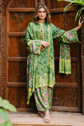 Zellbury | Unstitched 3 Piece Viscose | Shirt Shalwar Dupatta - 0305 - Designer Dress with Intricate embroidery and embellishments. Shop elegent wedding dress at Maria Faisal.