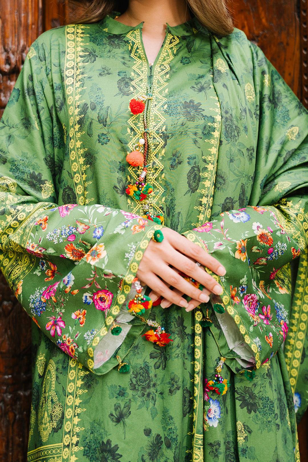 Zellbury | Unstitched 3 Piece Viscose | Shirt Shalwar Dupatta - 0305 by Maria Faisal - Registered Vendor of : Zellbury Women - type : Essential Unstitched - 100% original wedding dresses