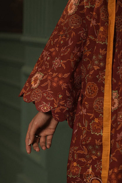 Zellbury | Unstitched 3 Piece Khaddar | Shirt Shalwar Dupatta - 0356 by Maria Faisal - Registered Vendor of : Zellbury Women - type : Essential Unstitched - 100% original wedding dresses