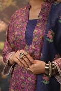 Zellbury | Unstitched 3 Piece Khaddar | Shirt Shalwar Dupatta - 0357 - Designer Dress with Intricate embroidery and embellishments. Shop elegent wedding dress at Maria Faisal.