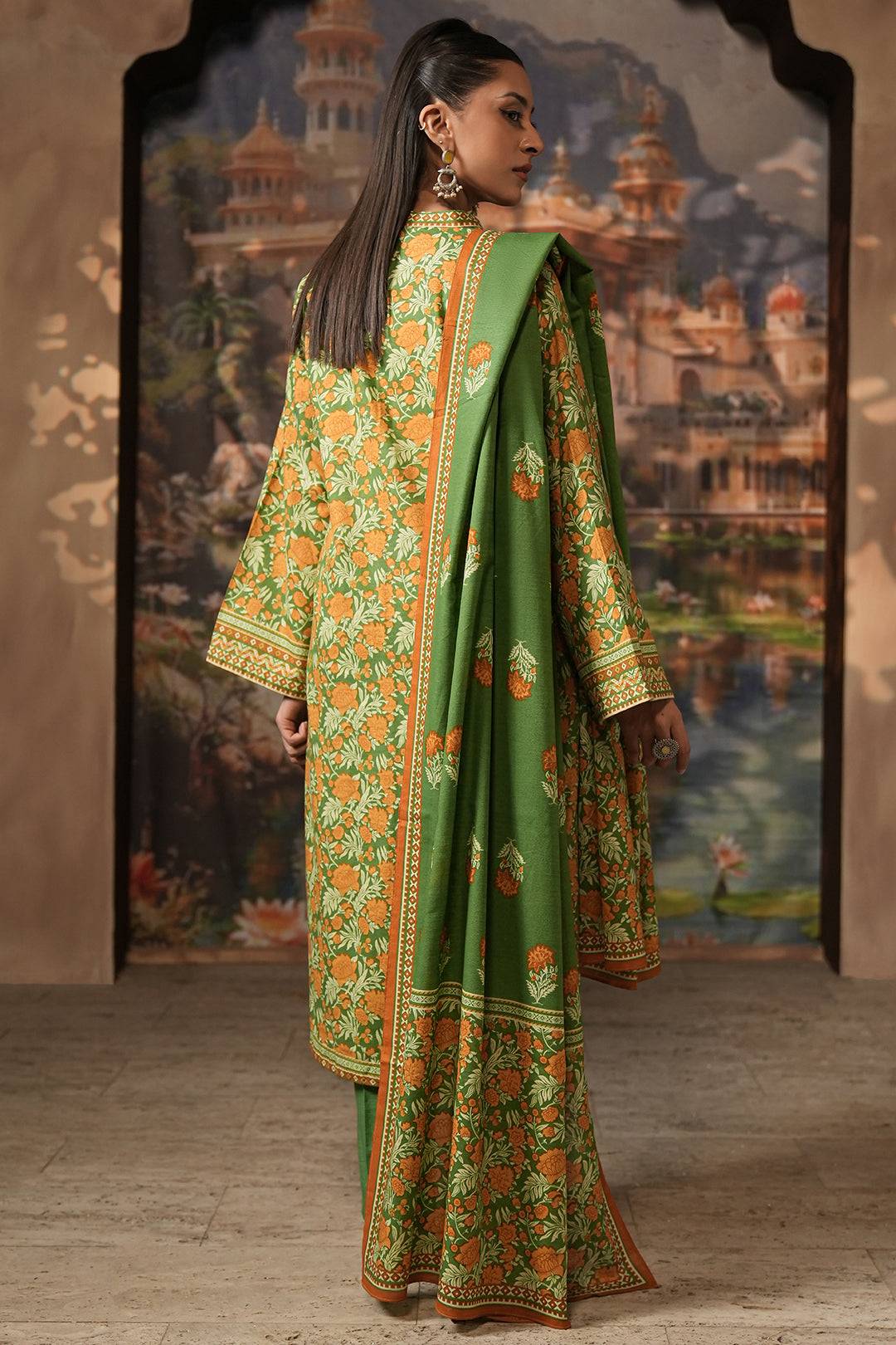 Zellbury | Unstitched 3 Piece Khaddar | Shirt Shalwar Dupatta - 0358 by Maria Faisal - Registered Vendor of : Zellbury Women - type : Essential Unstitched - 100% original wedding dresses