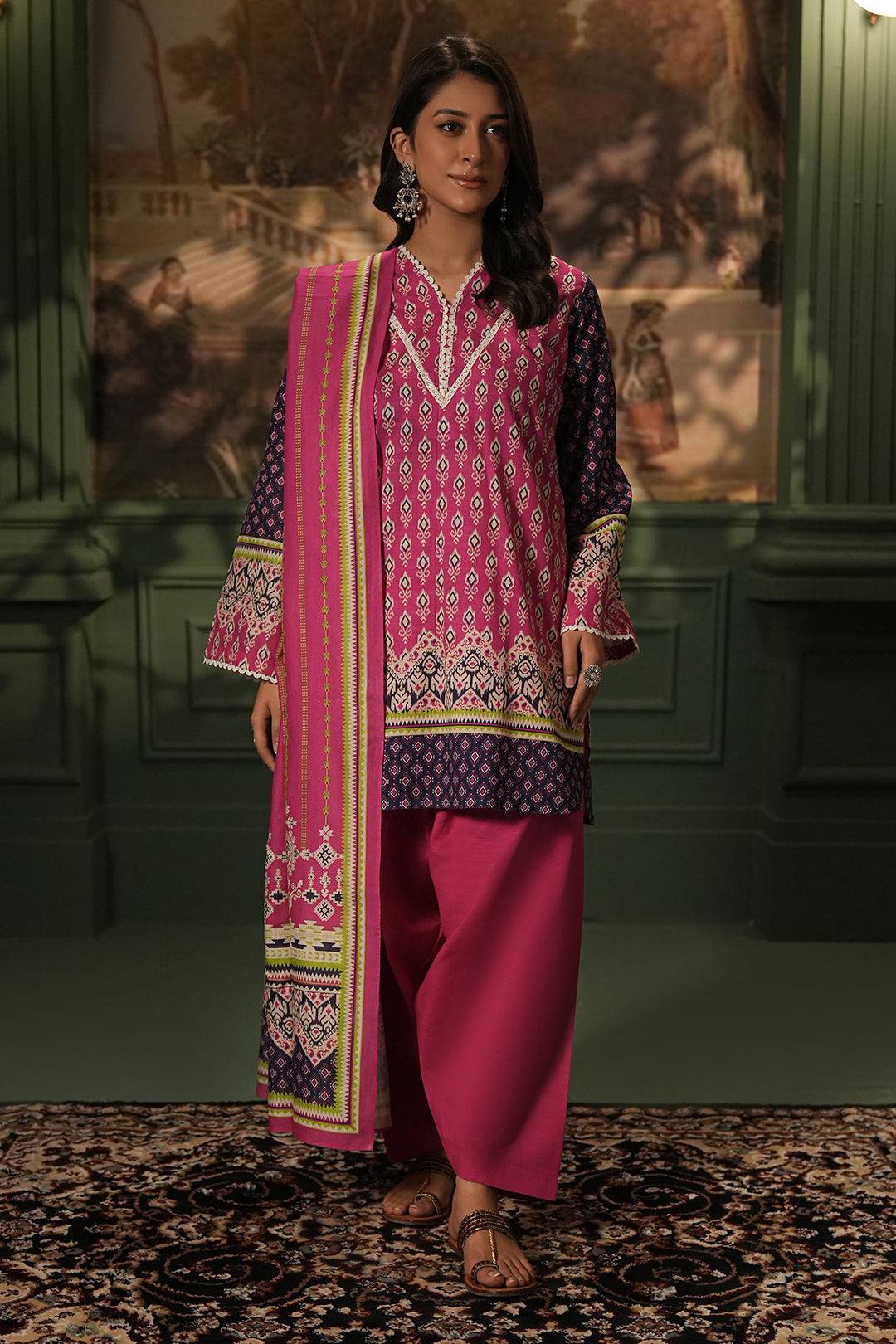 Zellbury | Unstitched 3 Piece Khaddar | Shirt Shalwar Dupatta - 0359 by Maria Faisal - Registered Vendor of : Zellbury Women - type : Essential Unstitched - 100% original wedding dresses