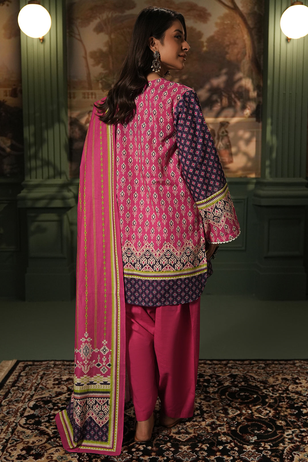 Zellbury | Unstitched 3 Piece Khaddar | Shirt Shalwar Dupatta - 0359 - Designer Dress with Intricate embroidery and embellishments. Shop elegent wedding dress at Maria Faisal.